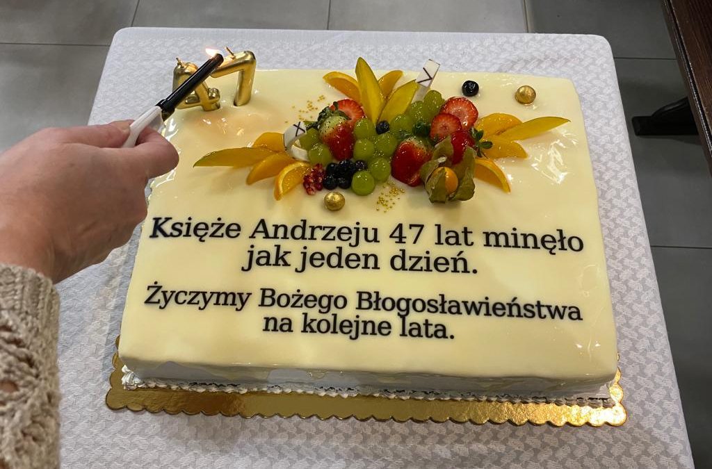 Urodziny Proboszcza Parafia Świętej Rity Warszawa